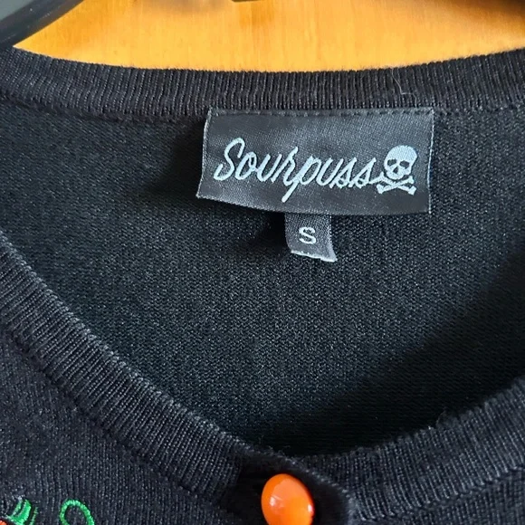 Sourpuss JackOLantern cardigan Small - Picture 2 of 4
